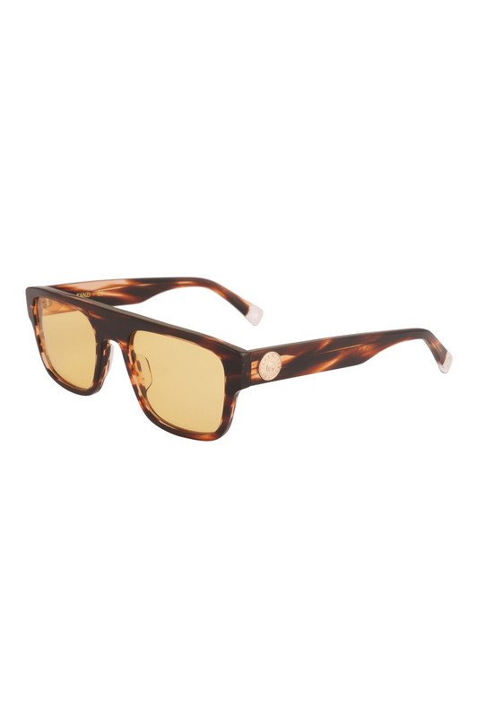 Kanzi Walnut Marble Sunglasses