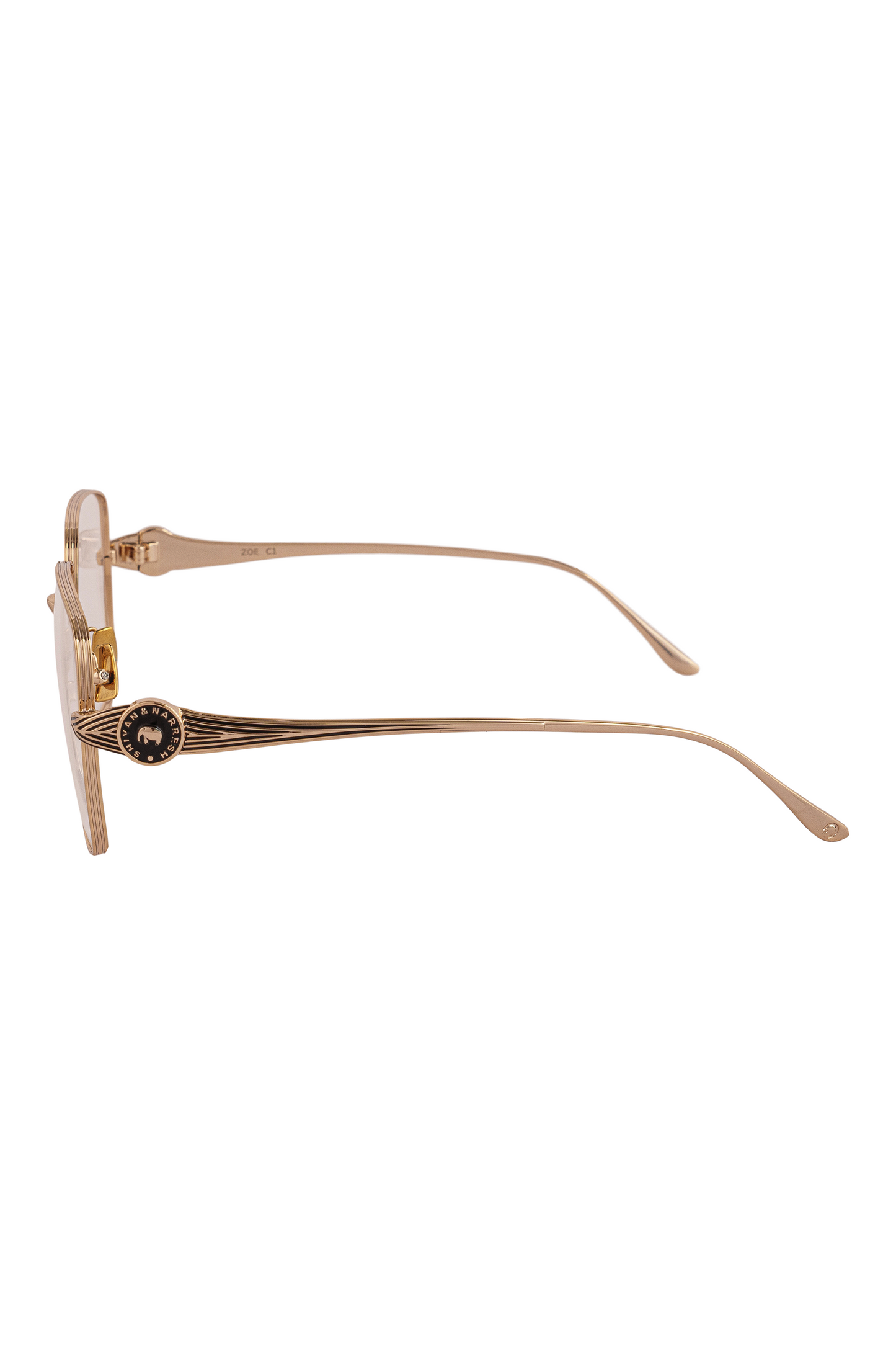 Zoe Gold Eyeglasses