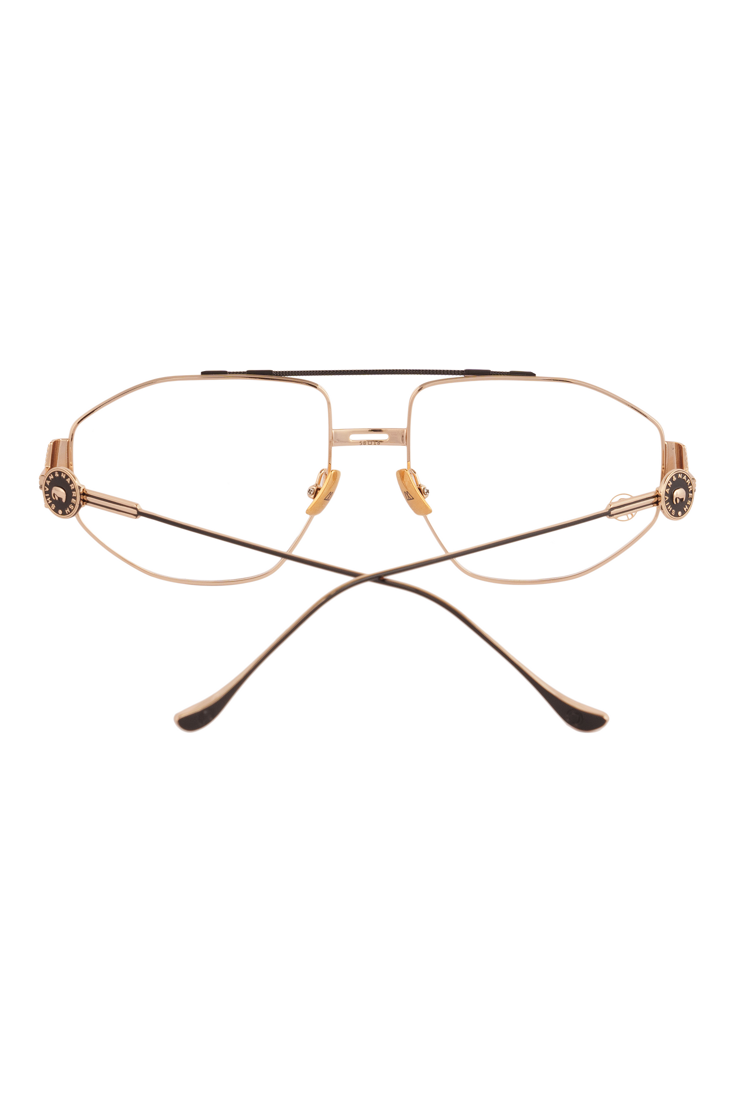 Cecil Gold Eyeglasses
