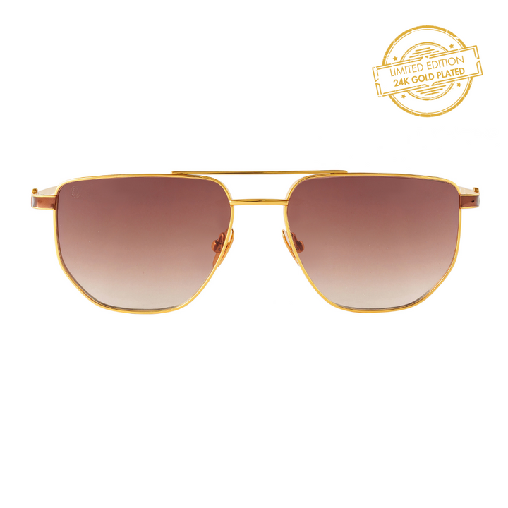 24K GOLD PLATED NEW YORK SUNGLASSES LIMITED EDITION