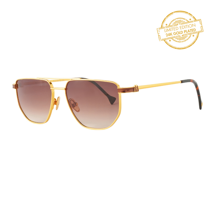 24K GOLD PLATED NEW YORK SUNGLASSES LIMITED EDITION