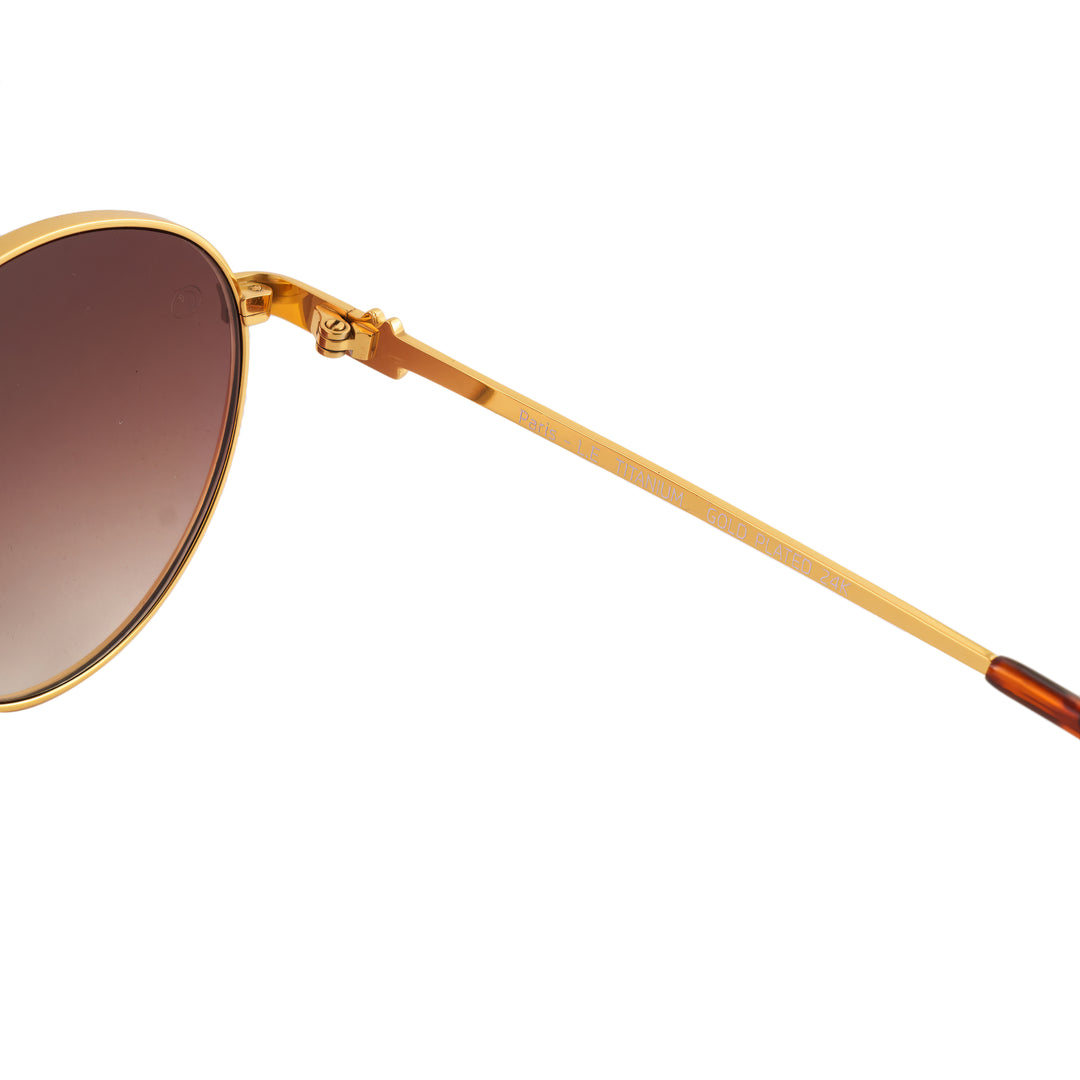 24K GOLD PLATED PARIS SUNGLASSES LIMITED EDITION