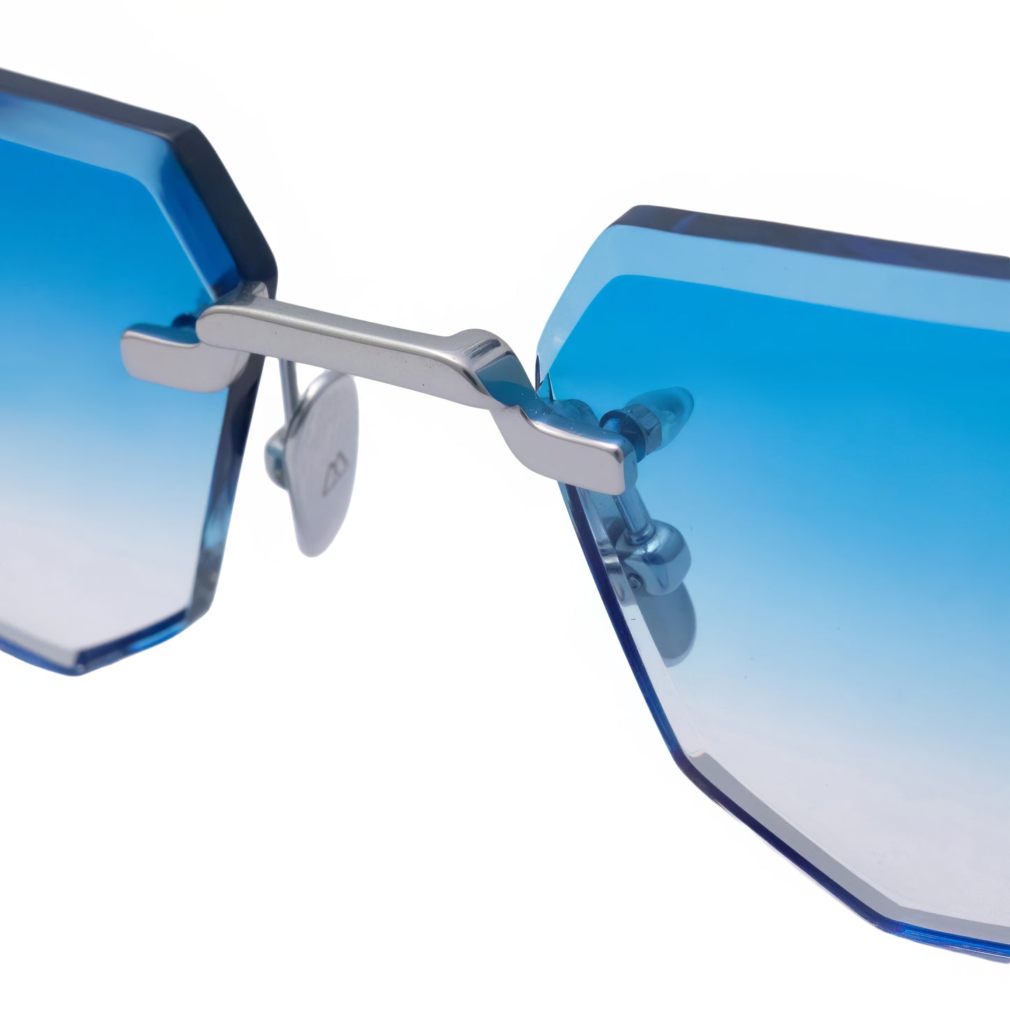 Tokyo Diamond Cut Ice Blue Sunglasses