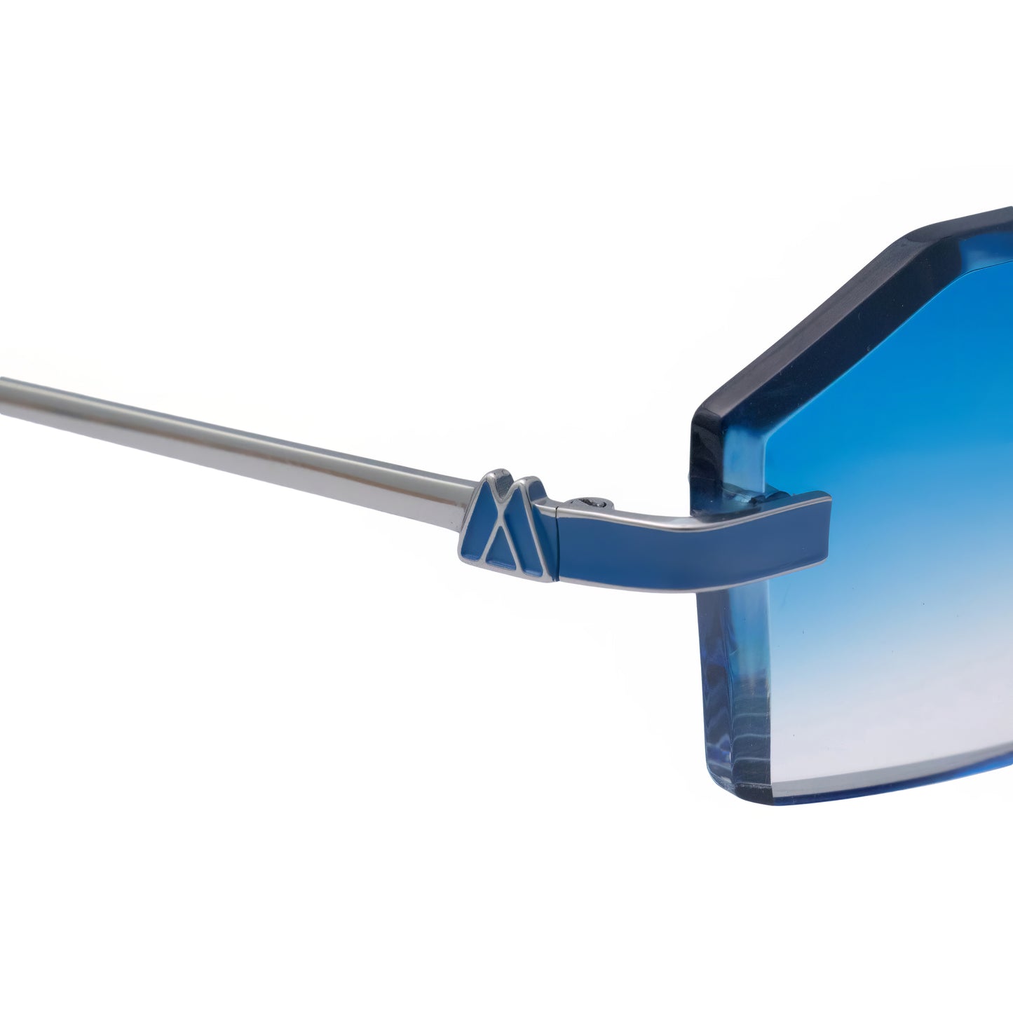 Tokyo Diamond Cut Ice Blue Sunglasses