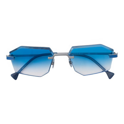 Tokyo Diamond Cut Ice Blue Sunglasses