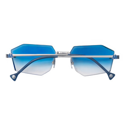 Tokyo Diamond Cut Ice Blue Sunglasses