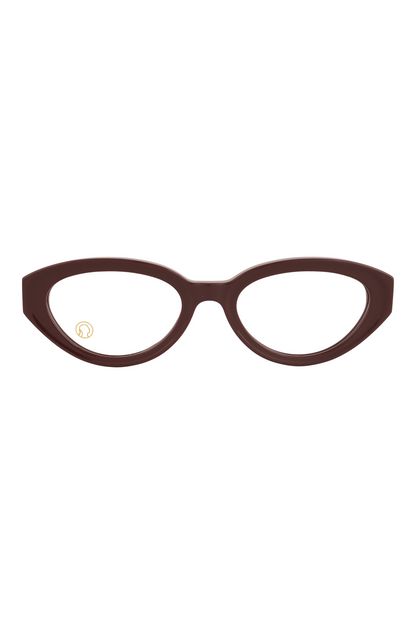 Lola Smooth Burgundy Eyeglasses