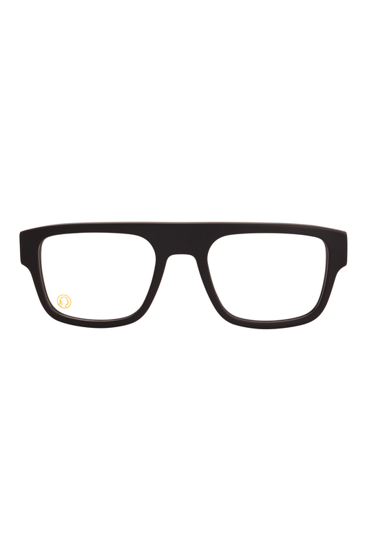 Kanzi Matt Black Eyeglasses