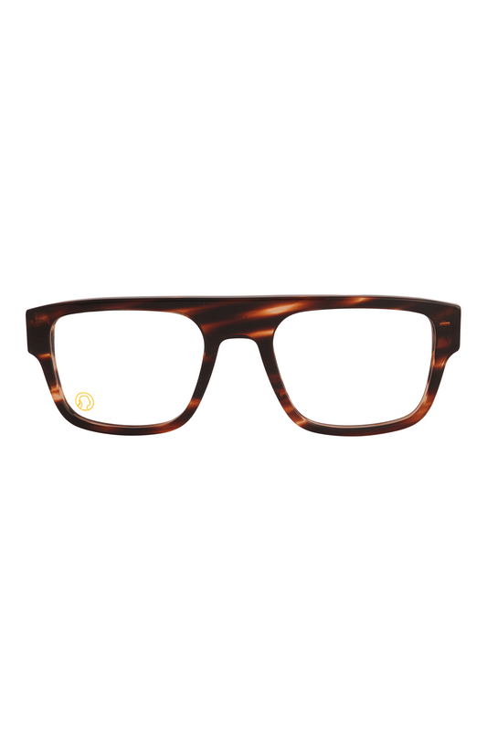 Kanzi Walnut Marble Eyeglasses