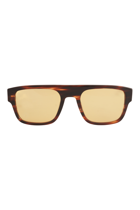 Kanzi Walnut Marble Sunglasses