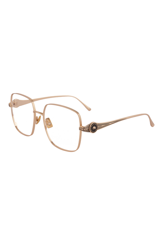 Zoe Gold Eyeglasses