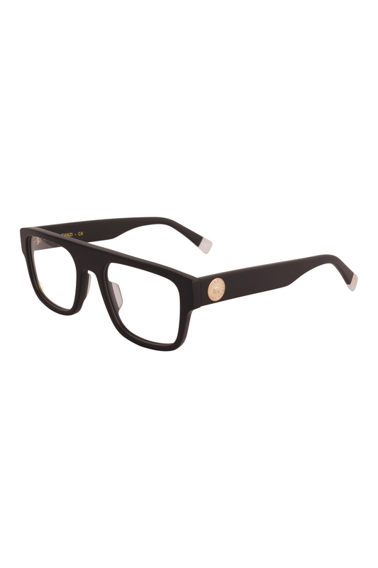 Kanzi Matt Black Eyeglasses