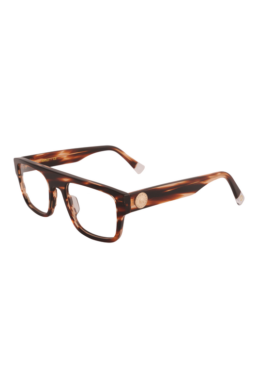 Kanzi Walnut Marble Eyeglasses