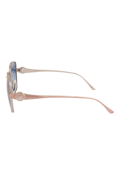 Zoe Chrome Sunglasses