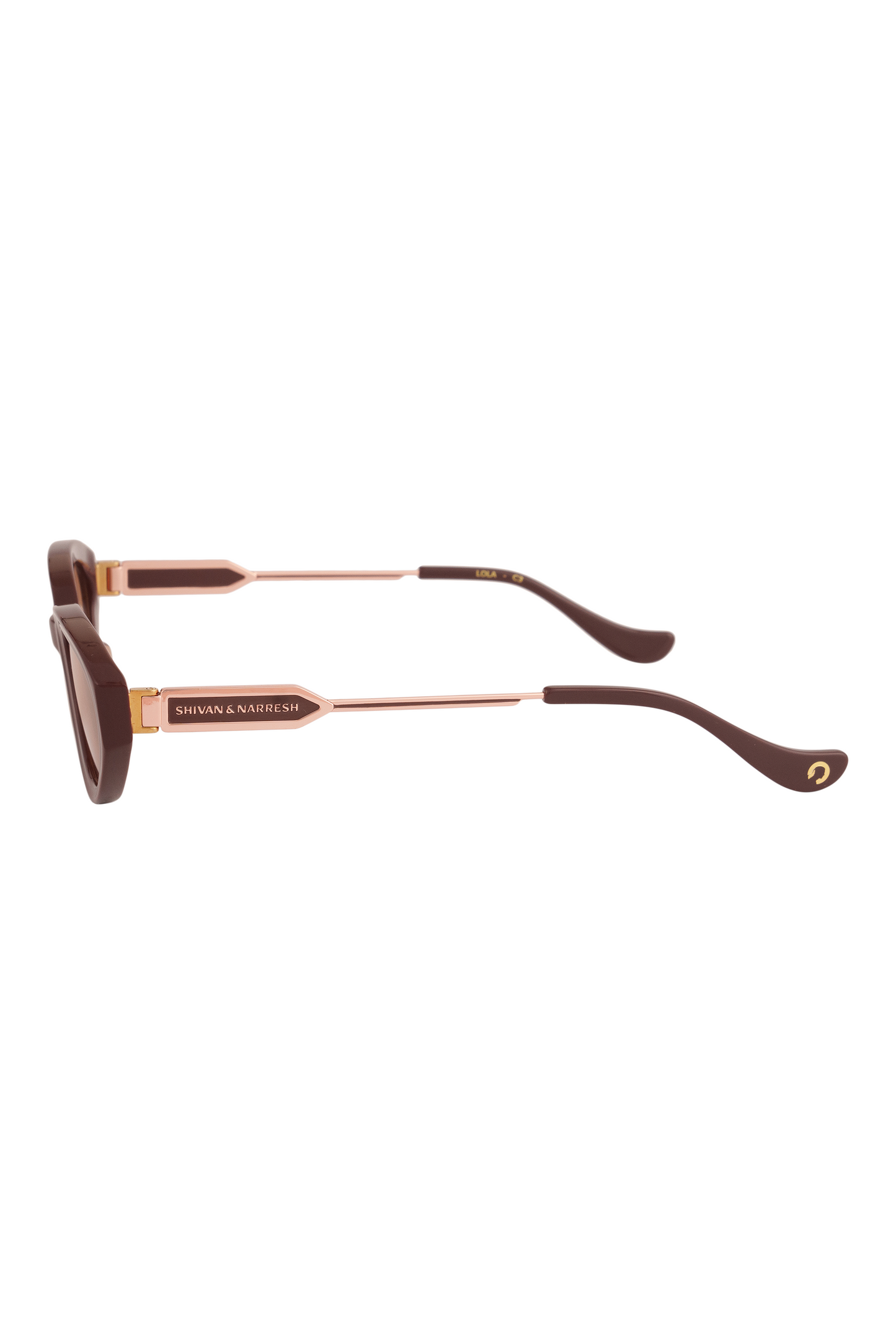 Lola Smooth Burgundy Sunglasses