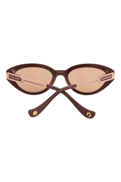 Lola Smooth Burgundy Sunglasses